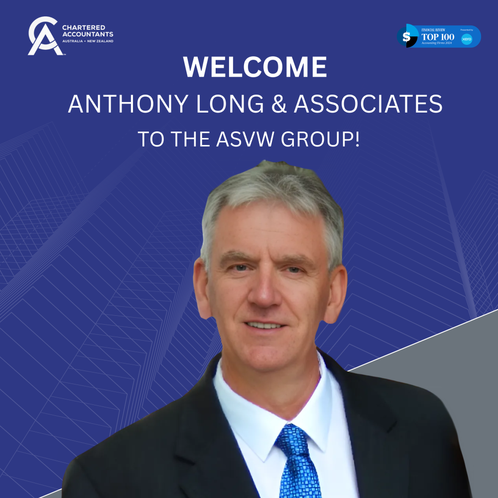 WELCOME ANTHONY TO ASVW 1080 x 1080 px